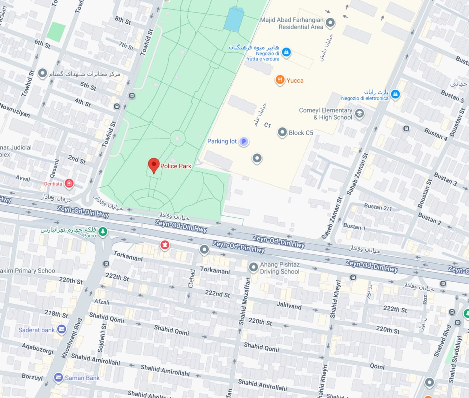 INTELLIGENCE ATTENZIONE ATTACCHI USA ISRALE VERSO IRAN #TEHERAN OBBIETTIVI SBAGLIATI ATTACCO PARCO CON NOME DI "PARCO POLIZIA" SOSPETTO USO OBBIETTIVI INTELLIGENZA ARTIFICIALE