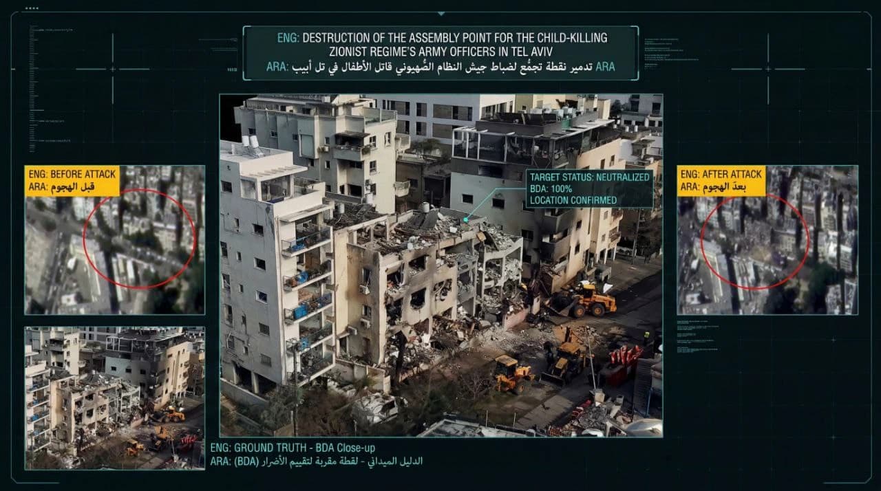 Immagini 3D mostra operazioni militari iraniane contro basi e posizioni statunitensi e israeliane nel golfo è israele. Non possiamo né confermare né smentire la loro autenticità.