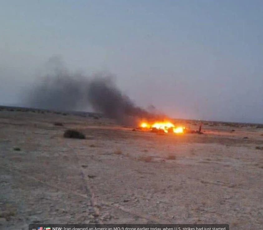 Le forze iraniane hanno abbattuto un drone statunitense MQ-9 Reaper nella serata di ieri